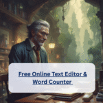 Free Online Text Editor & Word Counter